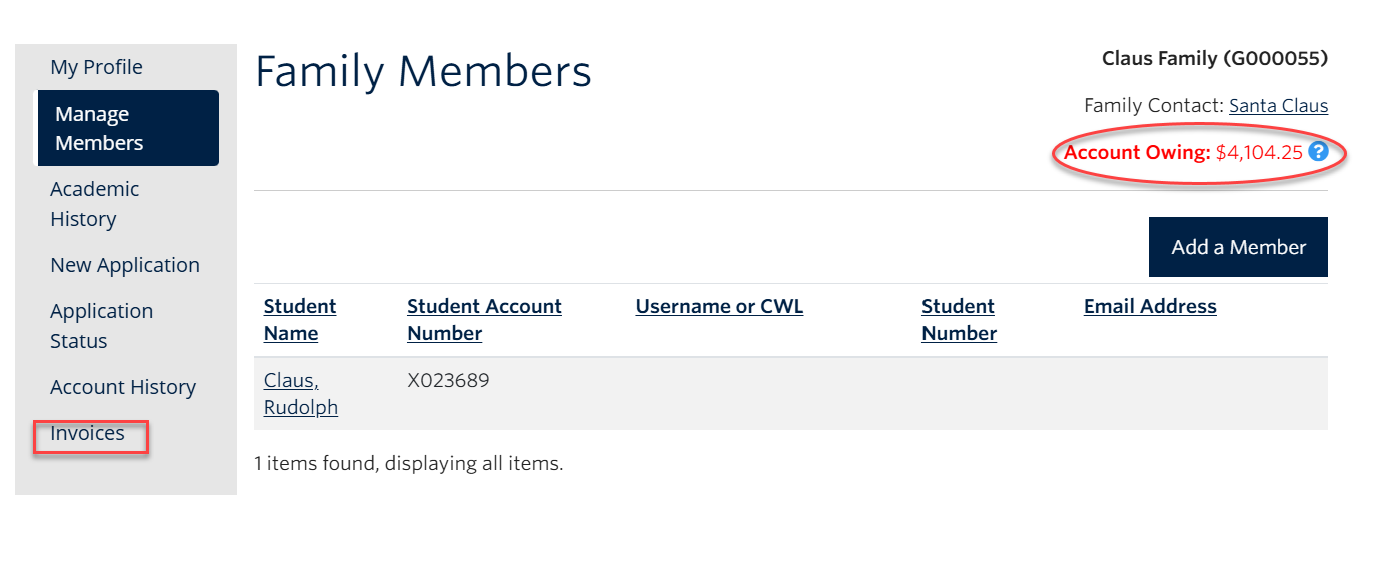 Screenshot of how to pay balance step 2